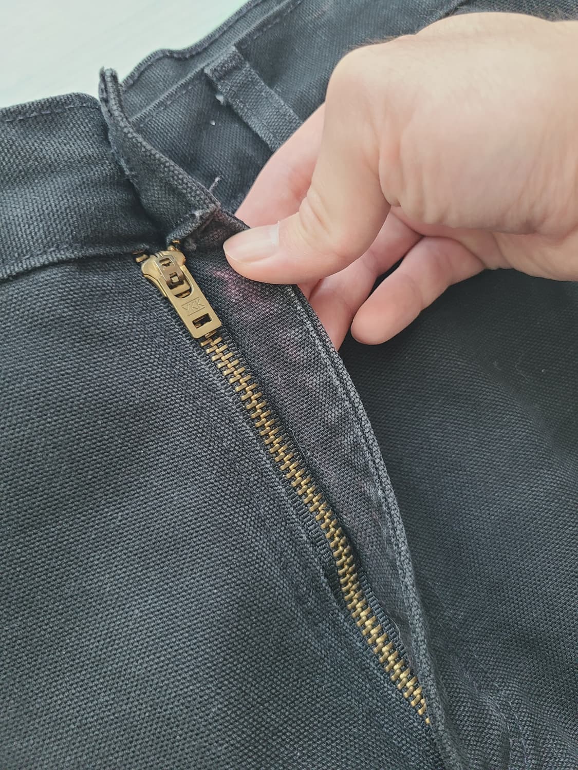 칼하트 b136 blk 블랙 더블니 (30×30) 상품이미지7