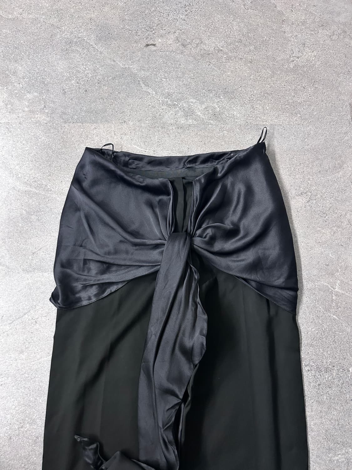 랑방 랩 레이어드 드레이프 패널 팬츠 상품이미지5