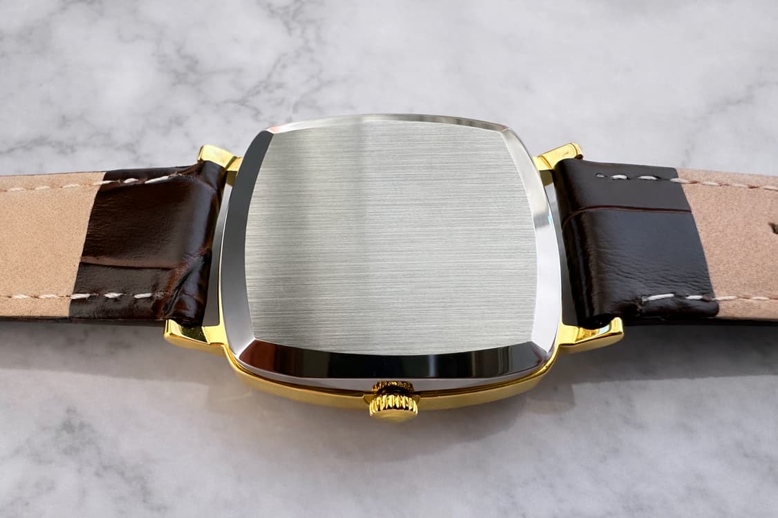 빈티지 오메가 남성 블랙 금장 1012 오토매틱 시계 상품이미지5