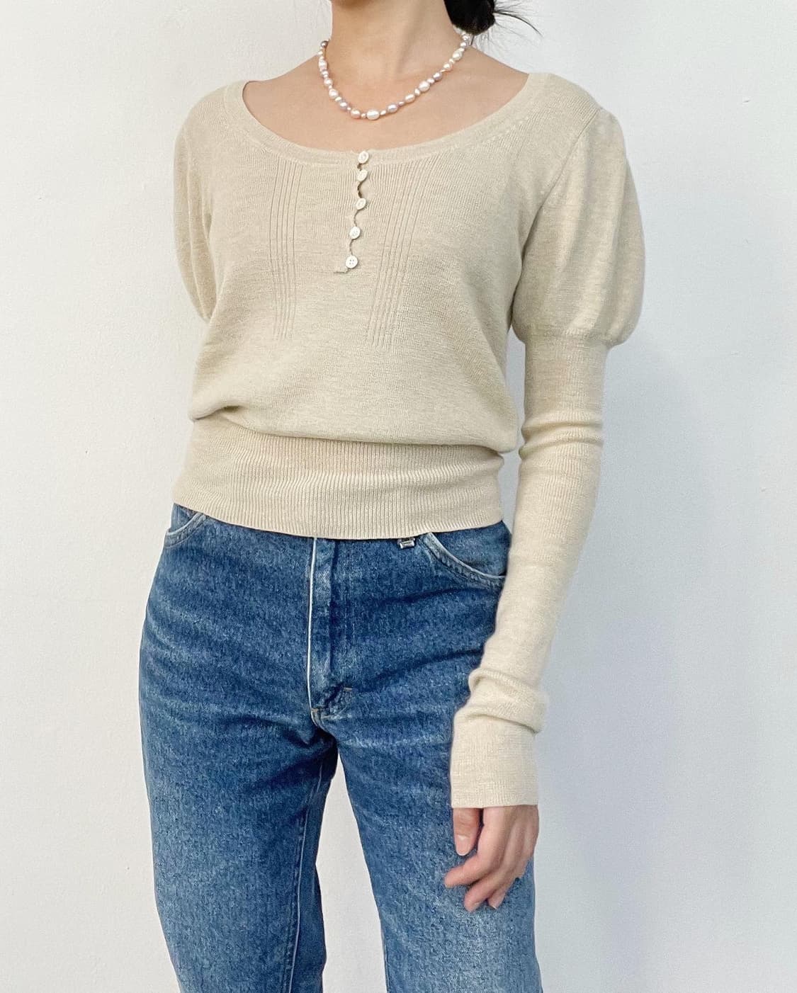 츠모리치사토 니트 상품이미지1