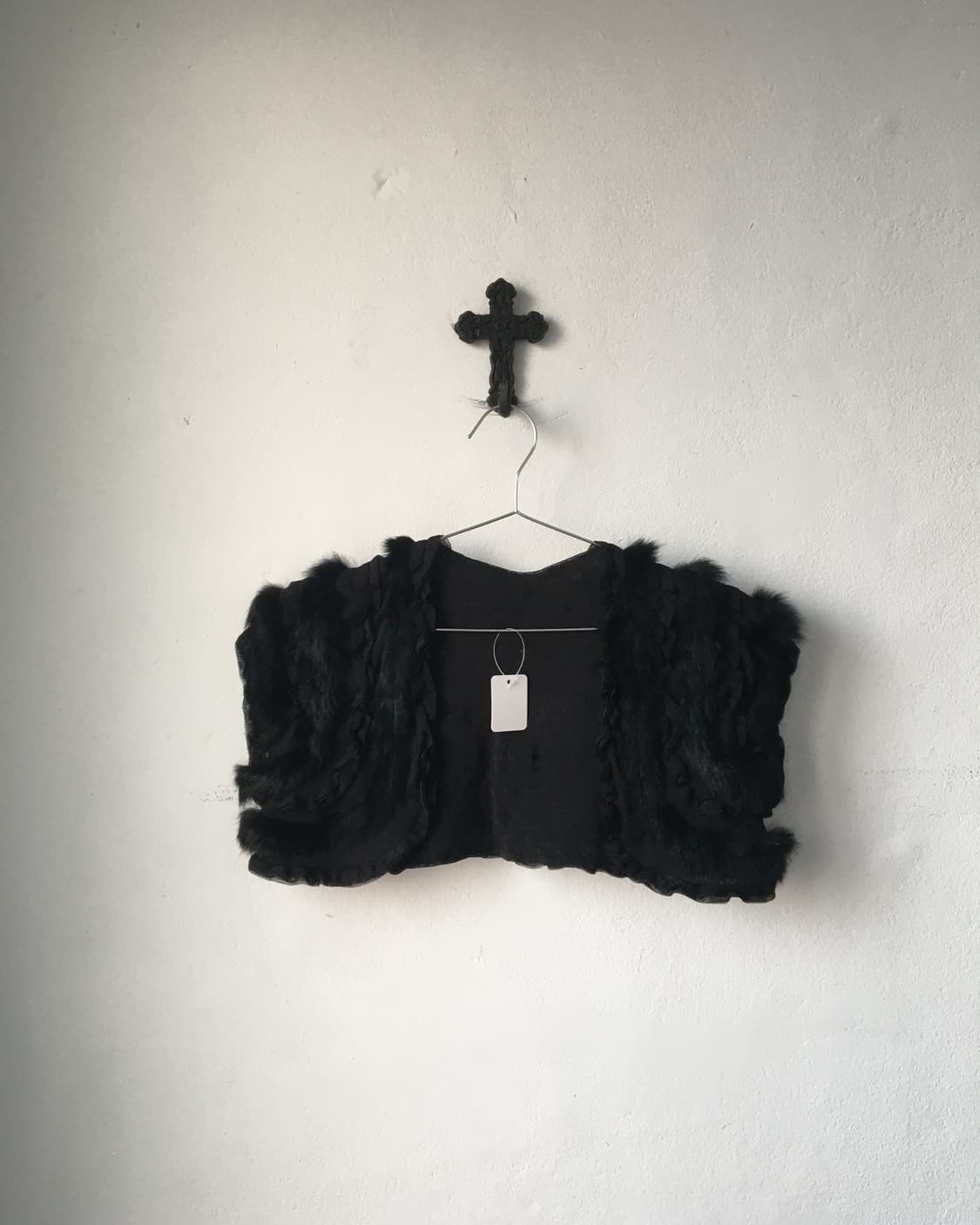 Fur trimming bolero 상품이미지1