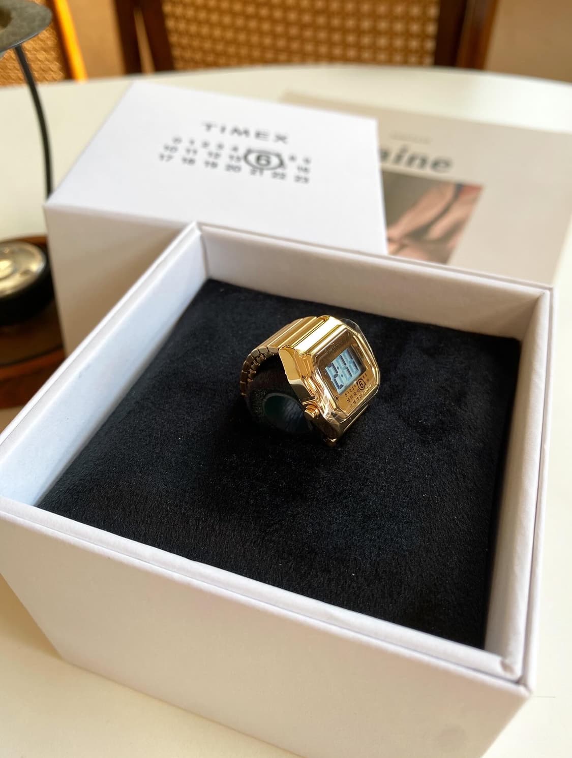 [S-M,M-L] 타이맥스 x MM6 메종 마르지엘라 T80 링 워치 상품이미지7