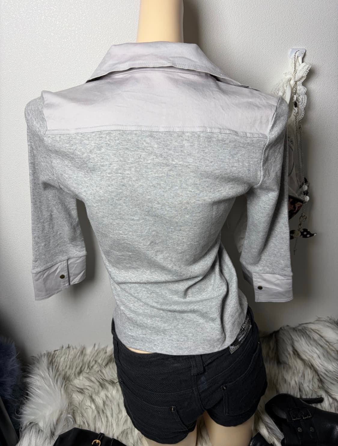 y2k 버튼 긴팔 상품이미지5