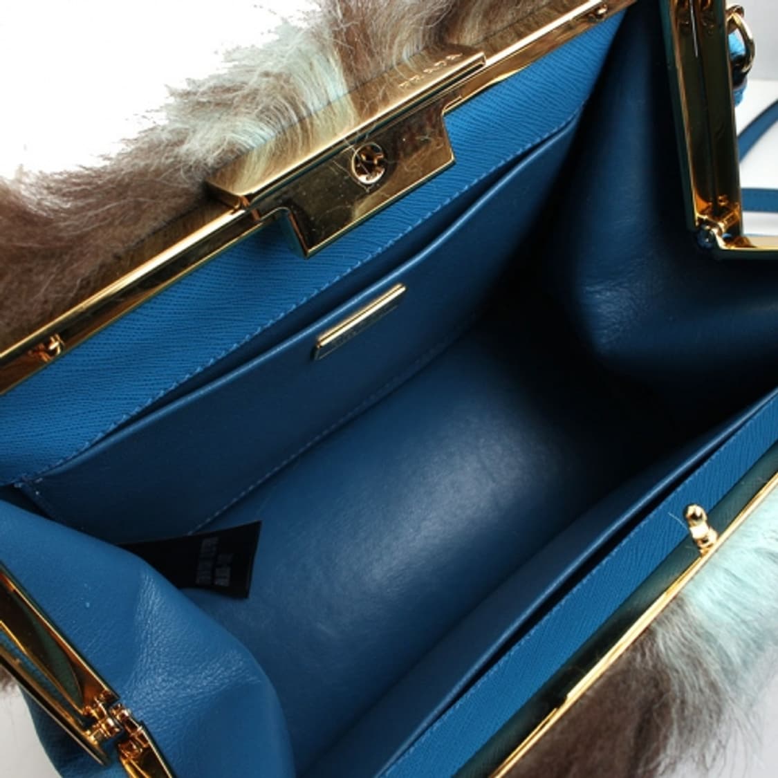 프라다 투톤 퍼 크로스 겸 클러치백 상품이미지5