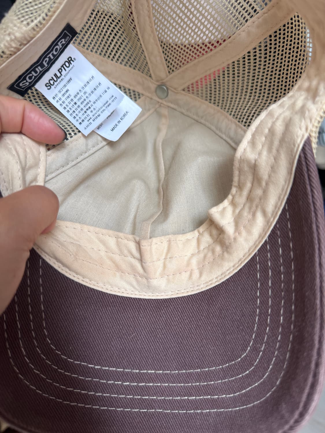 스컬프터 볼캡 상품이미지2