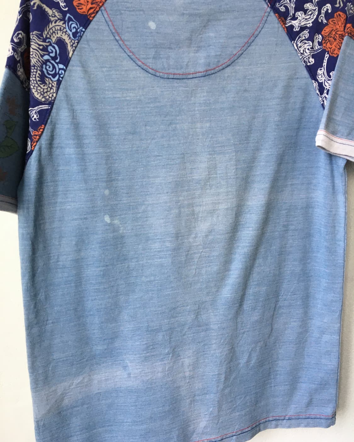 Oriental printing raglan t shirt 상품이미지5