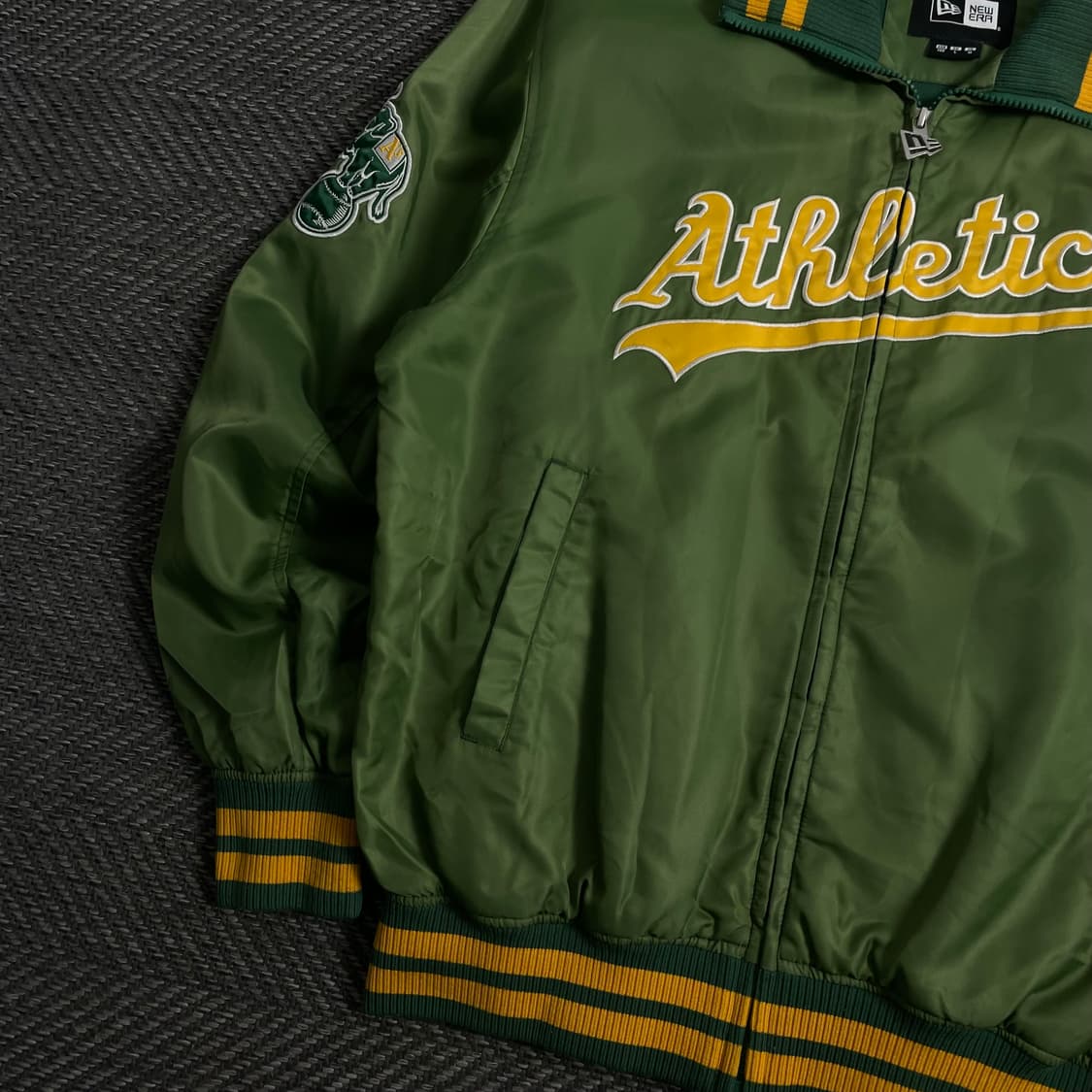 뉴에라 MLB 오클랜드 애슬레틱스 스타디움 바시티 재킷o 3959 상품이미지3