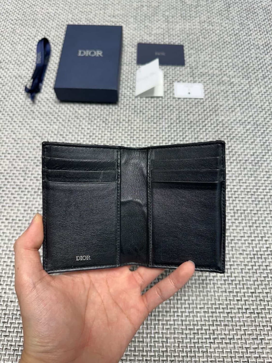 디올 오블리크 카드지갑 오거나이저 상품이미지8
