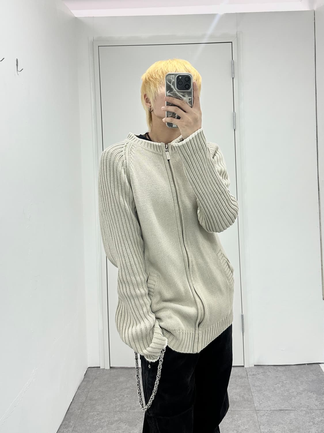 FRJEANS knit zip up 상품이미지2
