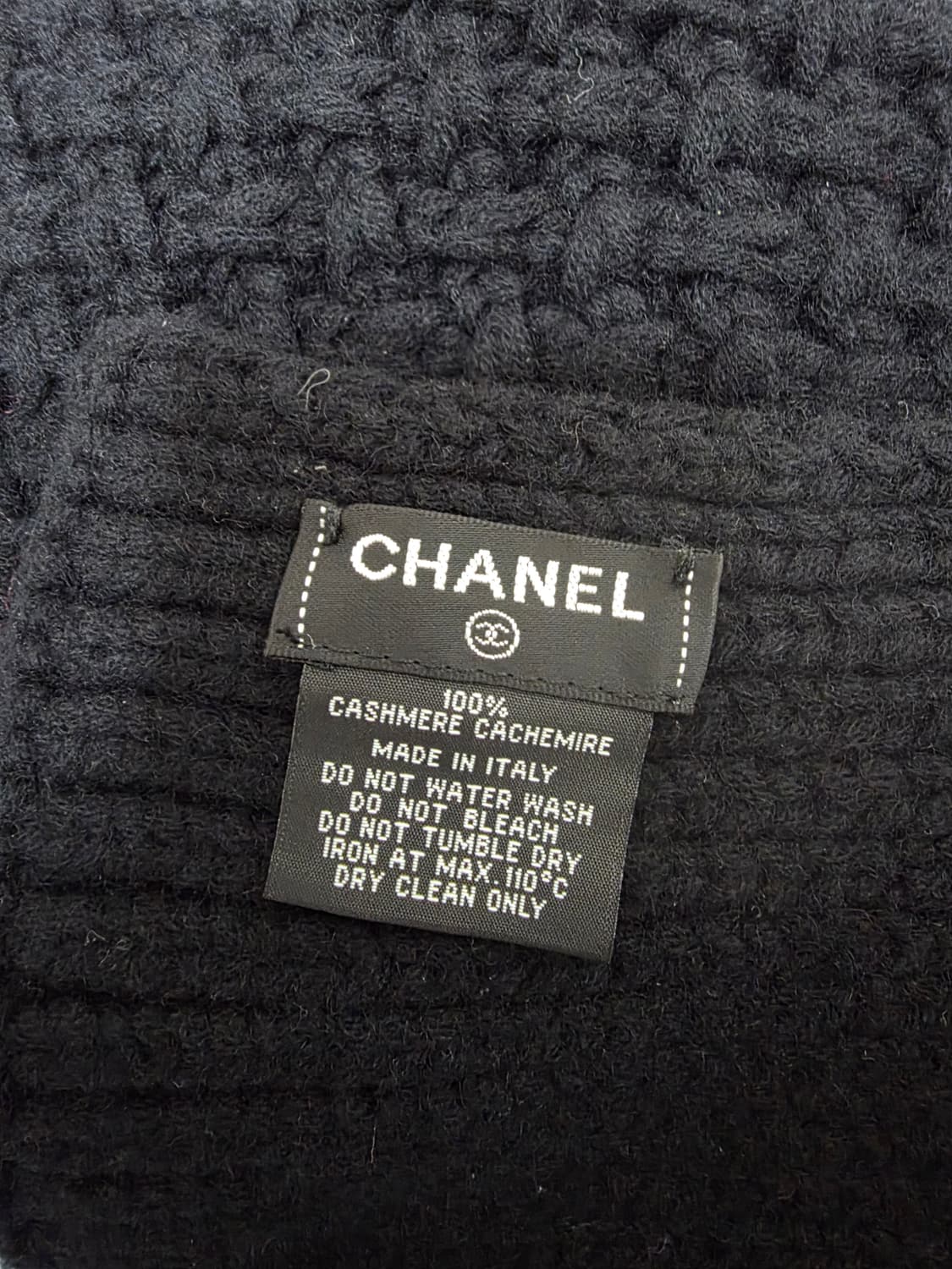 샤넬 캐시미어 로고 머플러 정품 상품이미지4