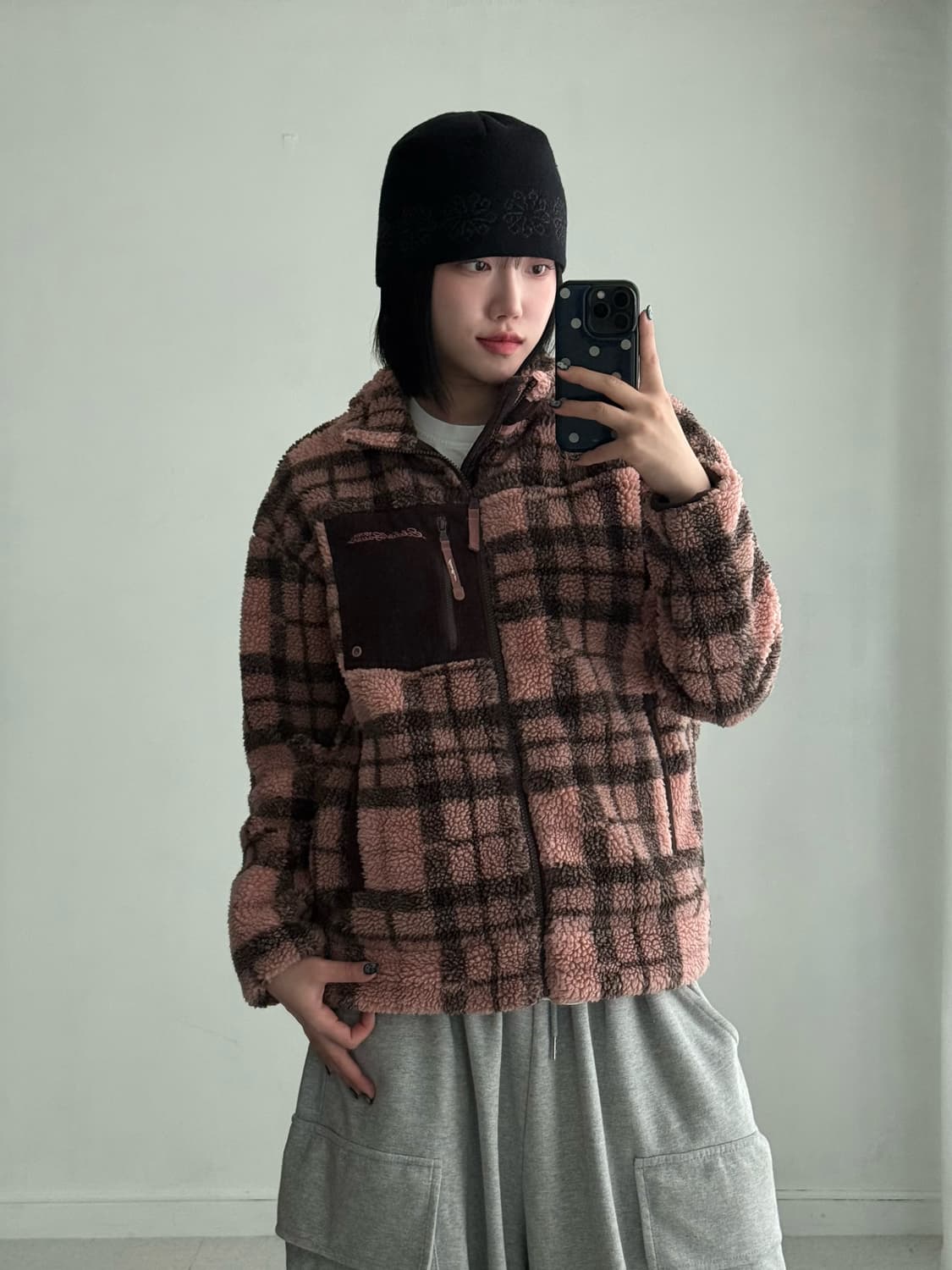 에디 바우어 딸기초코 플리스 집업 상품이미지3