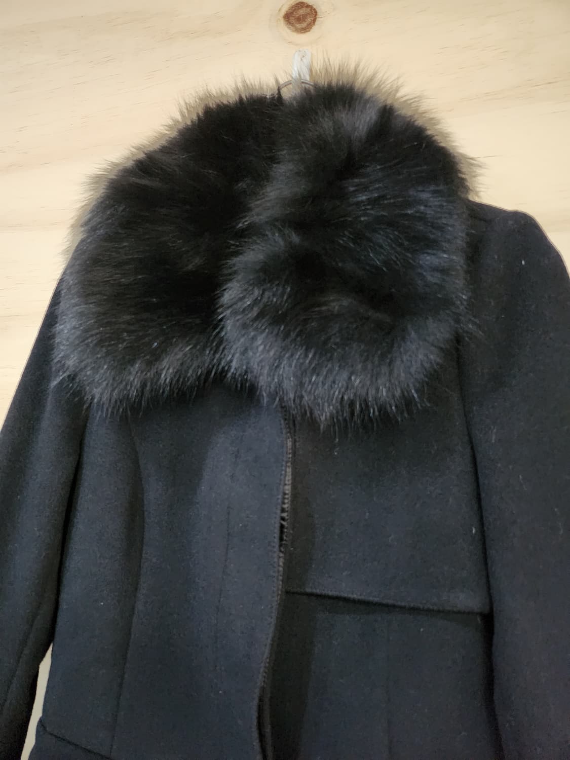 651) 미센스 me.sense 캐시미어블랜드 폭스퍼 코트 상품이미지5