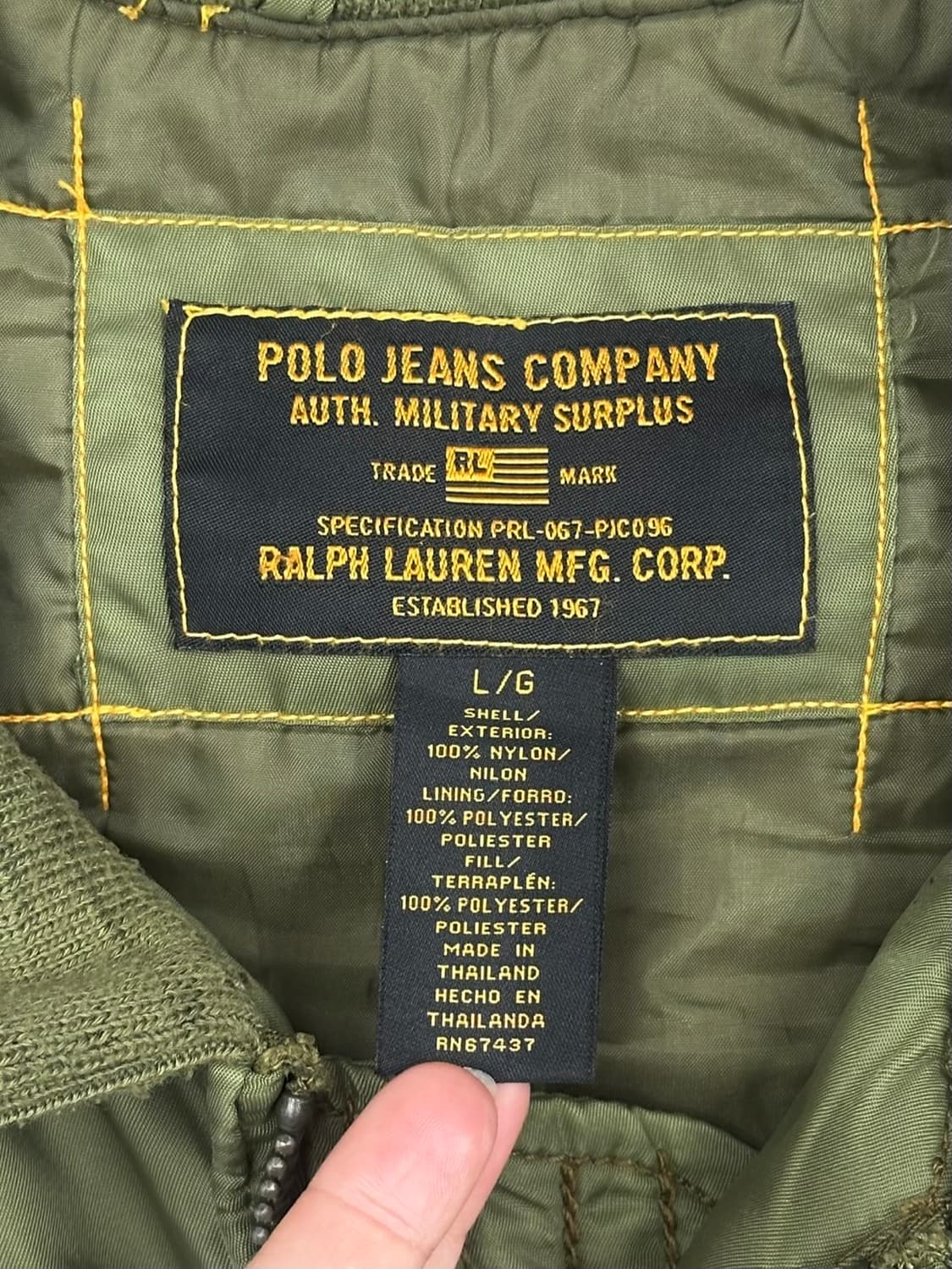 폴로진스컴퍼니 G-8 플라이트 봄버 자켓 상품이미지6