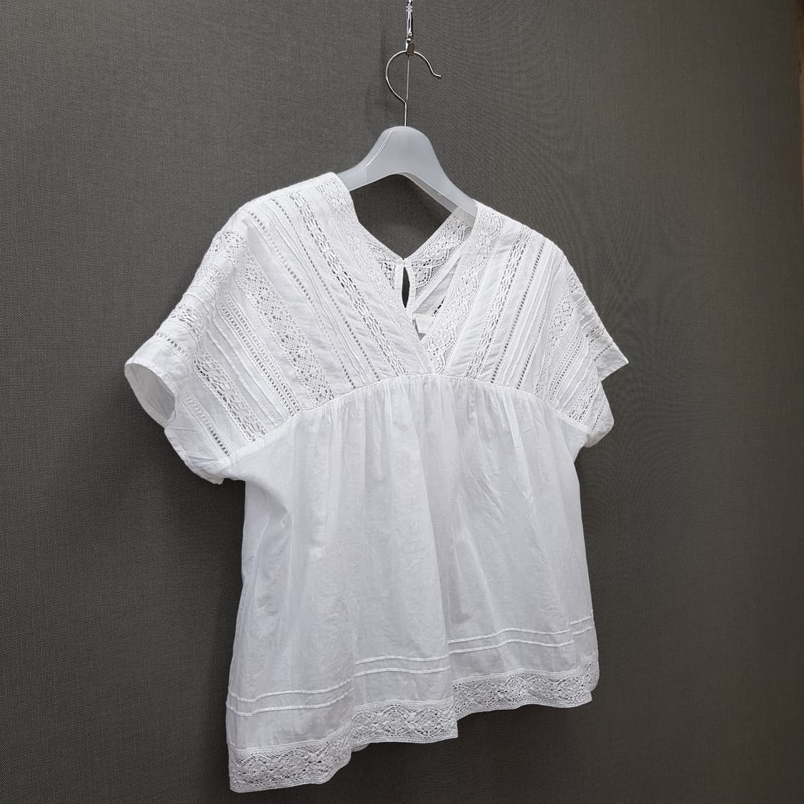 아떼바네사브루노  레이스 면 블라우스 36사이즈 상품이미지3