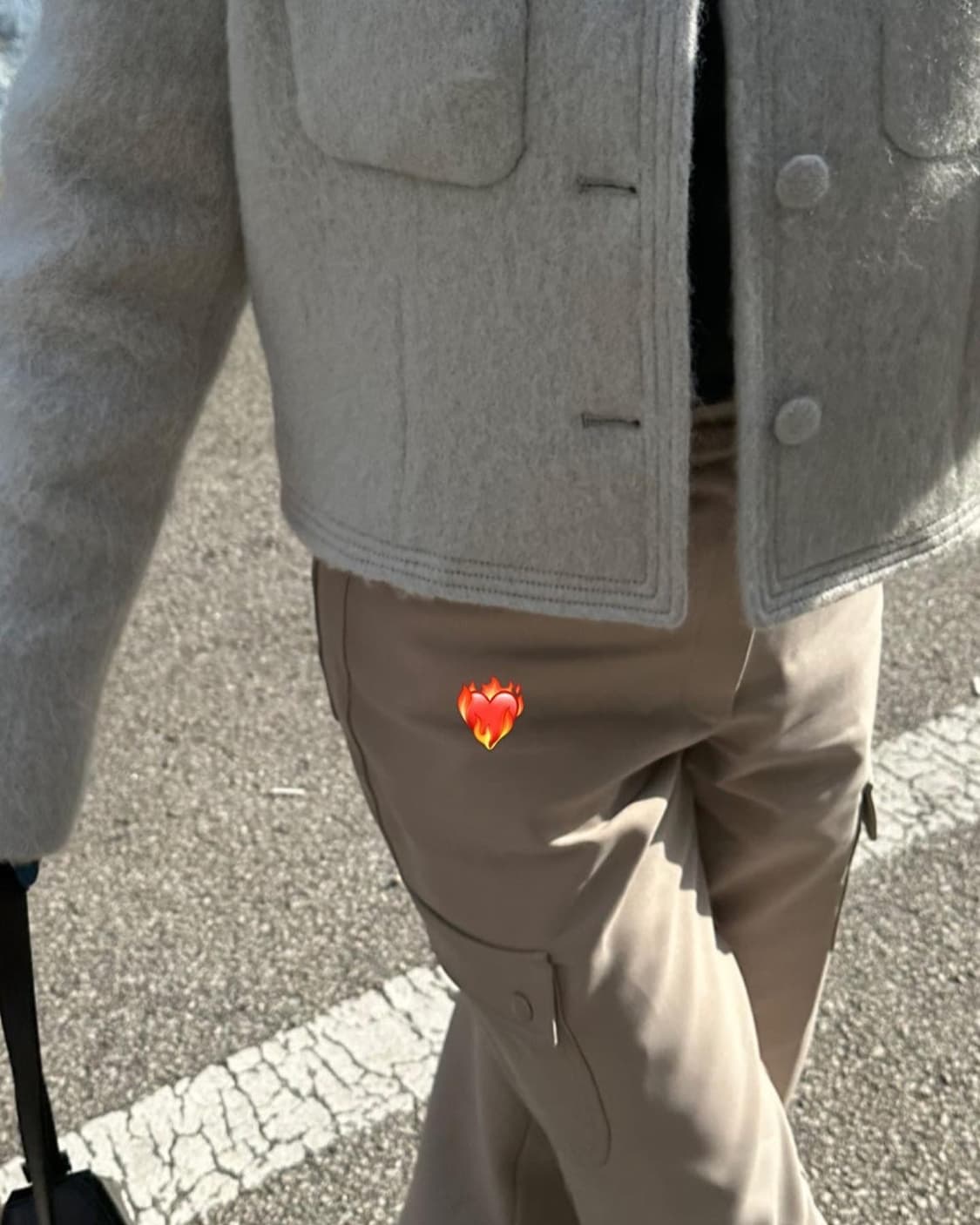 에임홉메이크 Aime hope make 마크들리 숏 퍼자켓 상품이미지1