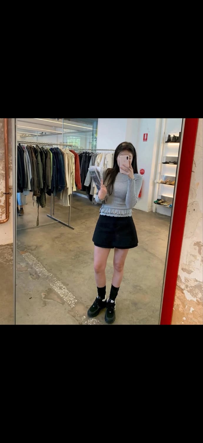 릴리코츠 포니스커트 블랙S 상품이미지3