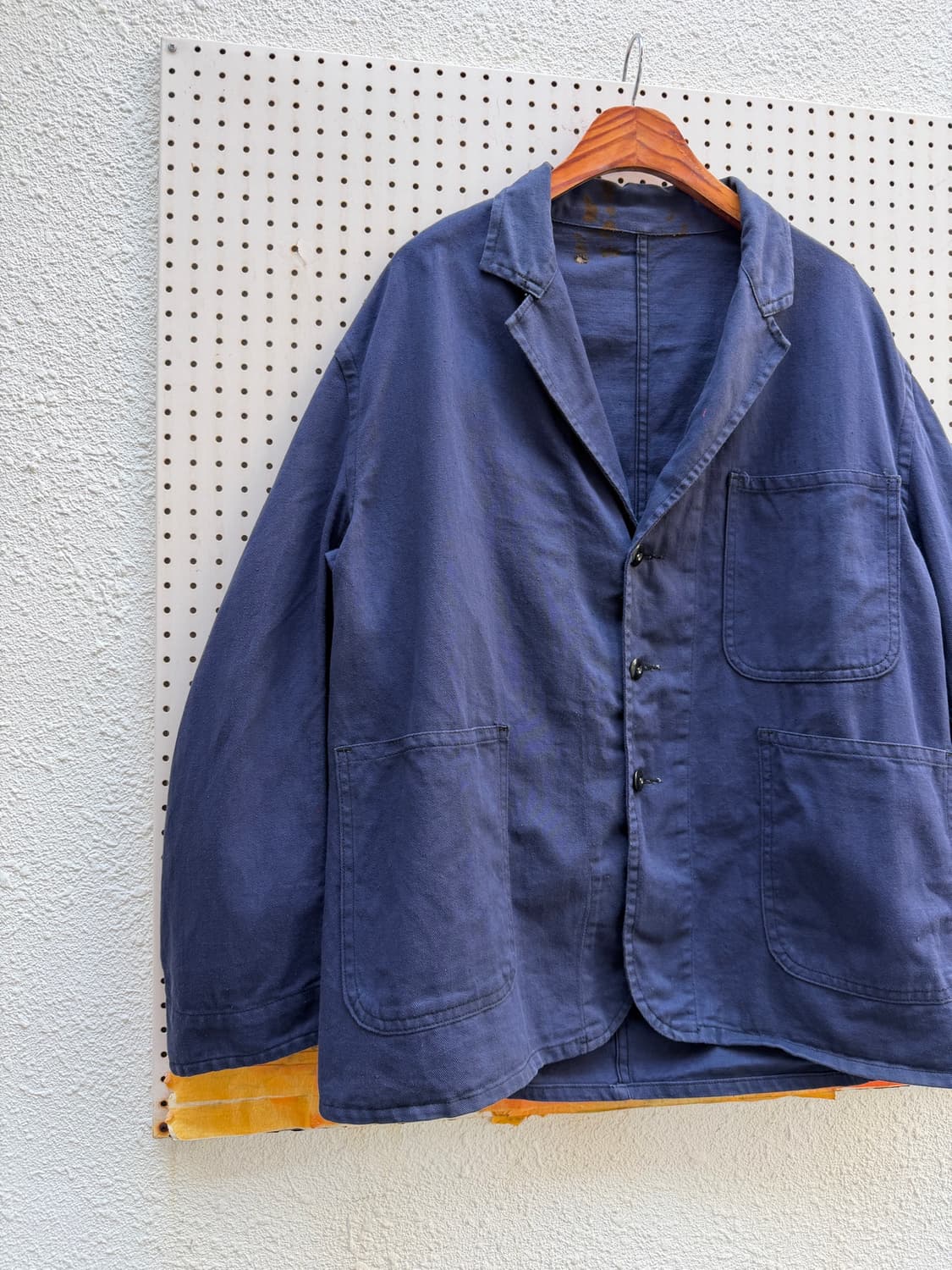 1960s FADED CHANGE BUTTON 올드모델 프렌치워크자켓 상품이미지3