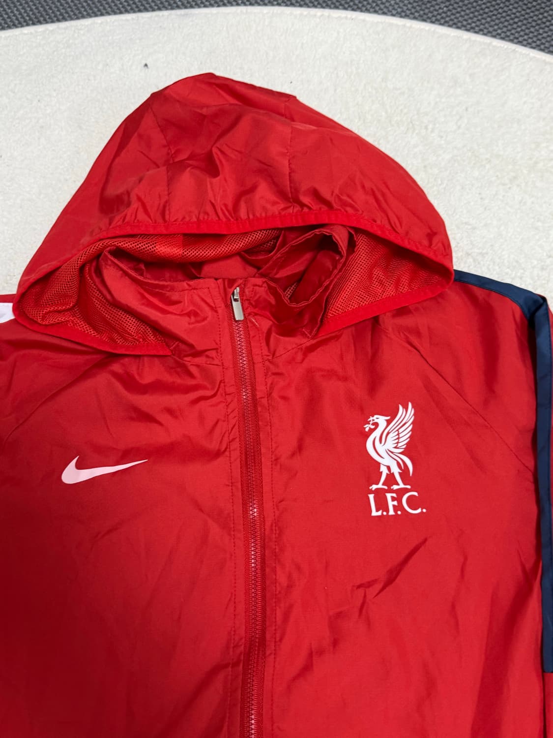 나이키 리버풀 바람막이 후드 자켓 레드 S 상품이미지3