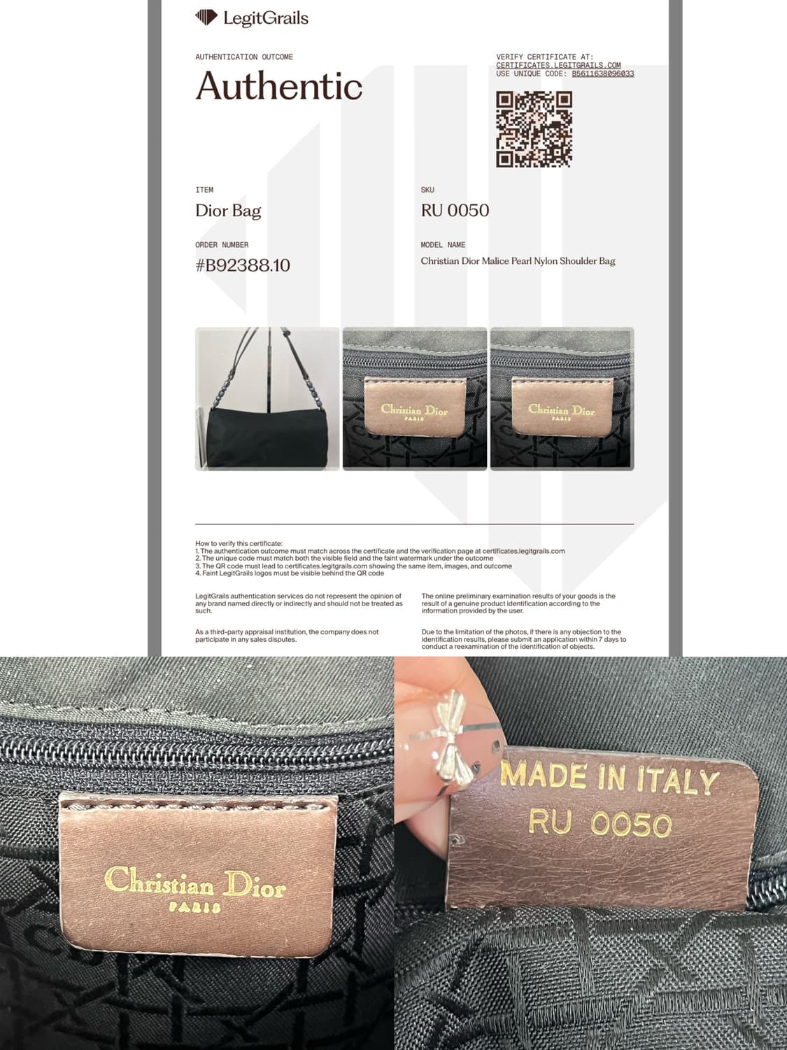 크리스찬 디올  마리스 D플랩 숄더백 상품이미지10