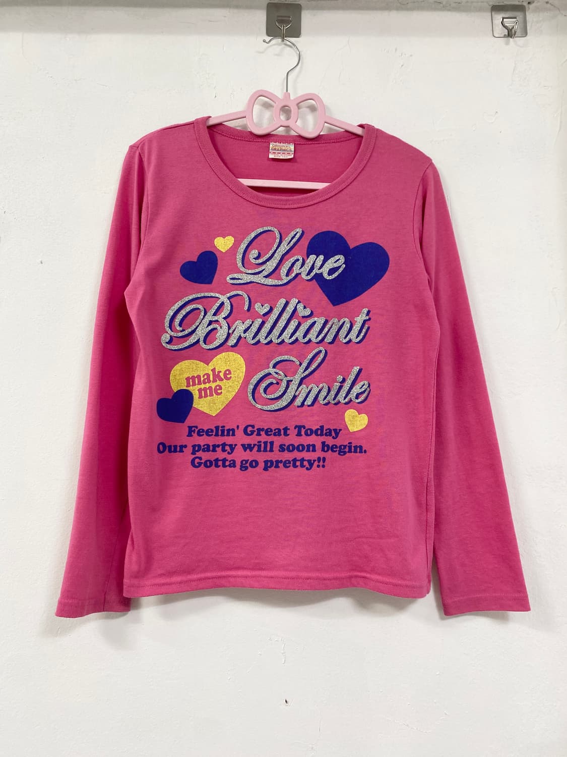 LOVE BRILLIANT Y2K PINK LONGSLEEVE 상품이미지2