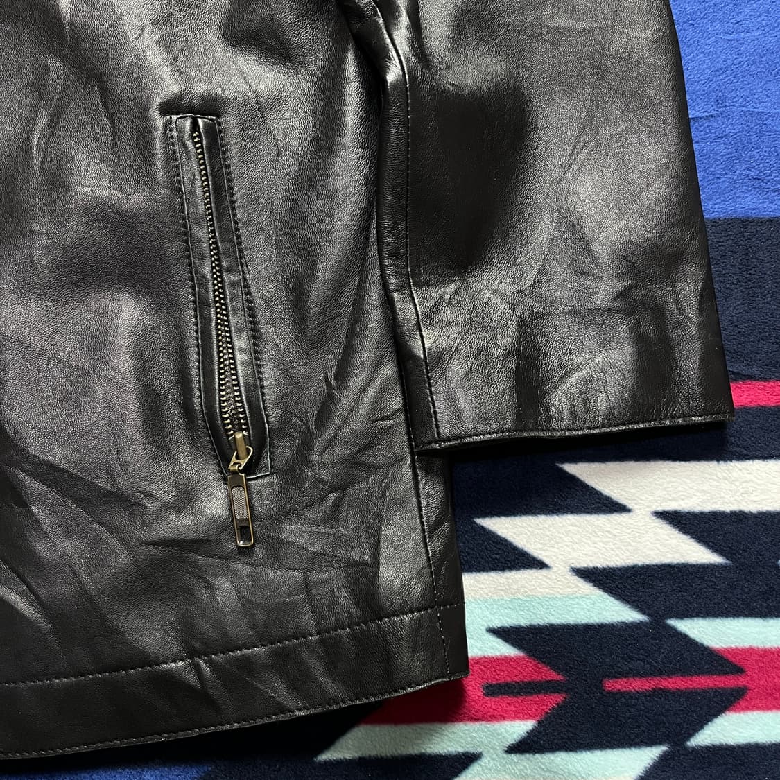 RIGEL 일본 빈티지 양가죽 자켓 (실측확인) 상품이미지4