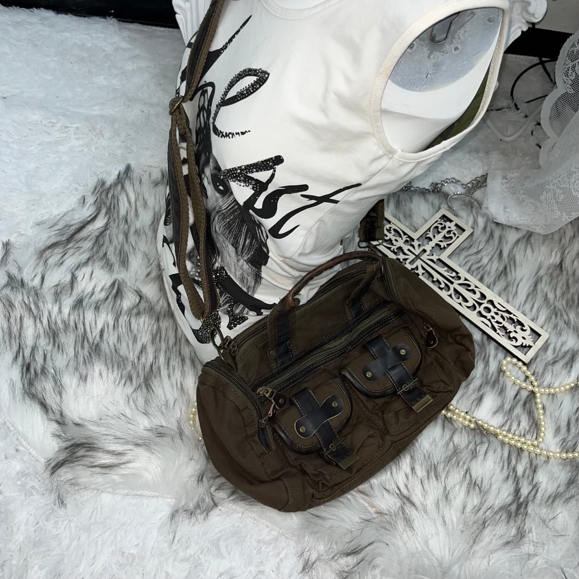 빈티지 그런지 크로스백 상품이미지1