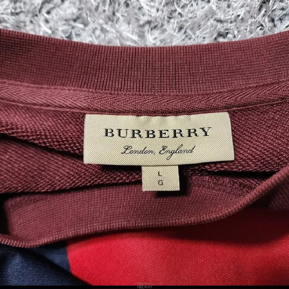 버버리 맨투맨 티셔츠 L 상품이미지7