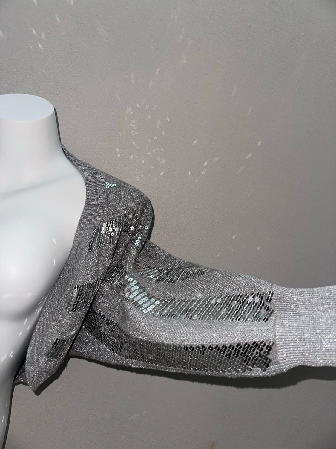 y2k 빈티지 사이버틱 스팽글 볼레로 가디건 상품이미지4