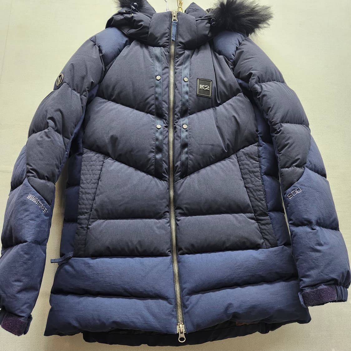 K2 800 후드털 구스다운 패딩 95(M) 상품이미지2