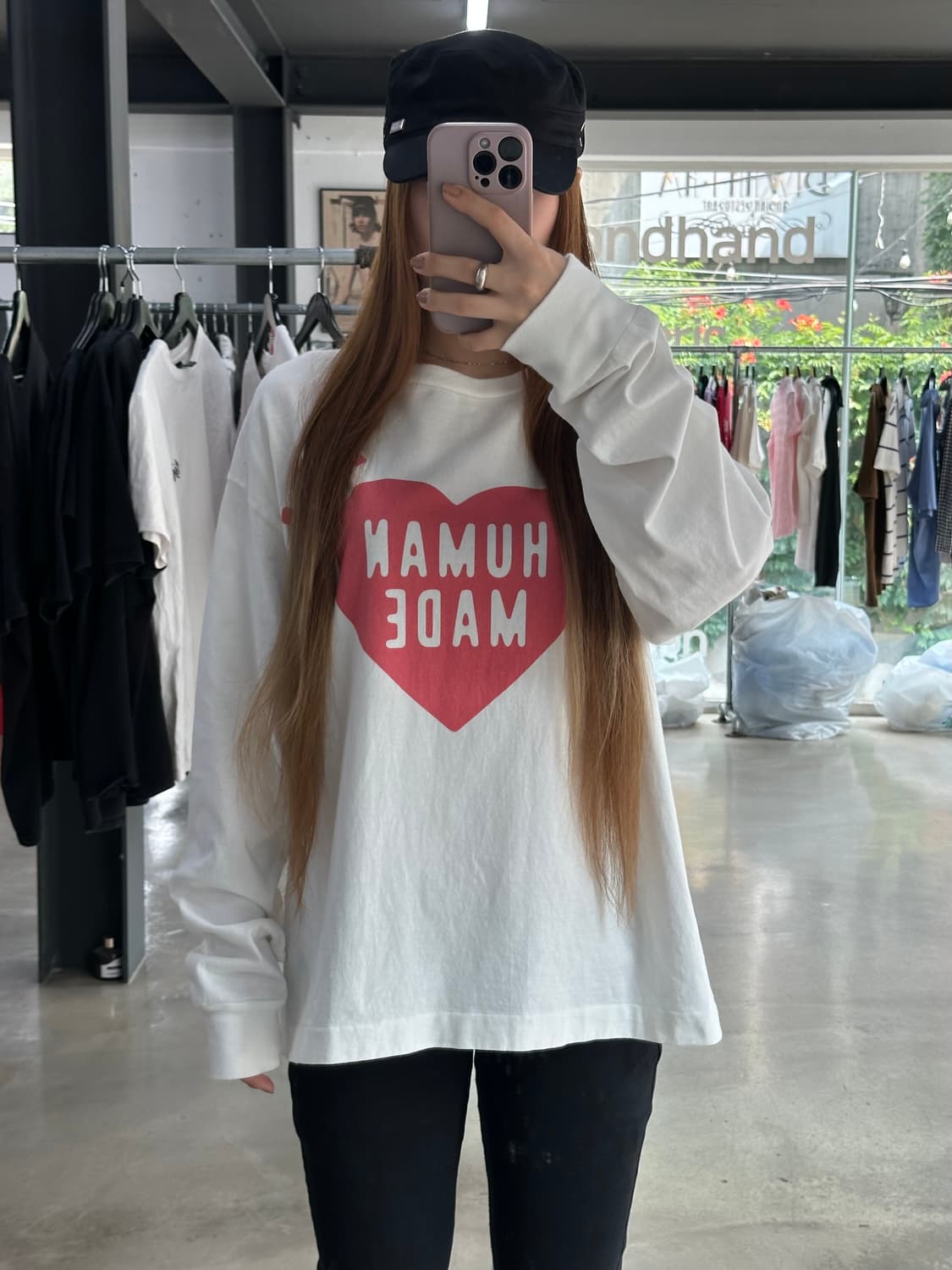 휴먼메이드 Date 그래픽 롱슬리브 상품이미지4