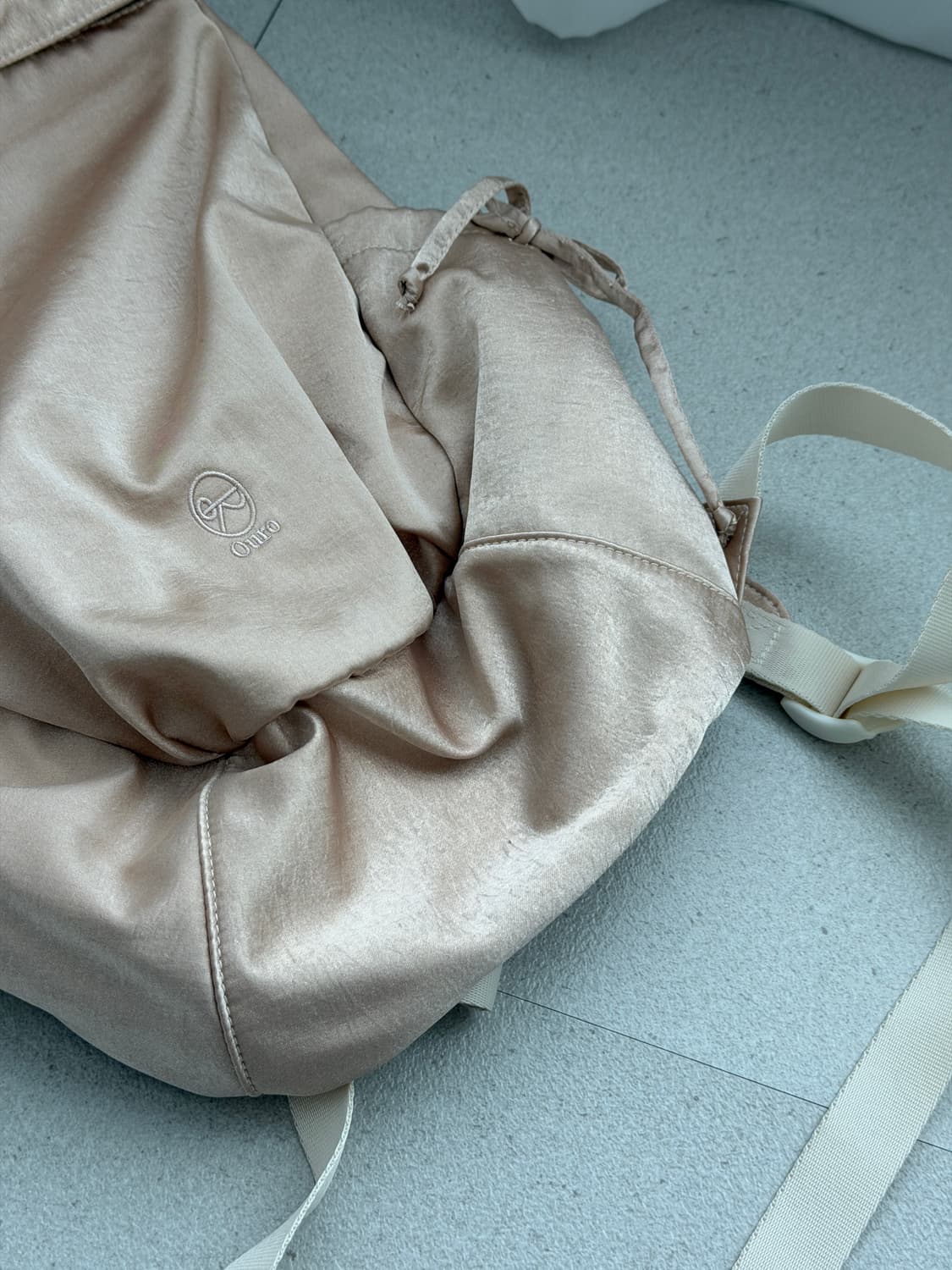 아우로 발레코어백팩_ 페일핑크(새틴) 상품이미지6