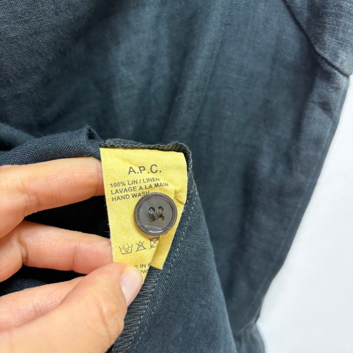 A.P.C. 아페쎄 네이비 린넨 슬립 원피스 XS JPN 상품이미지8