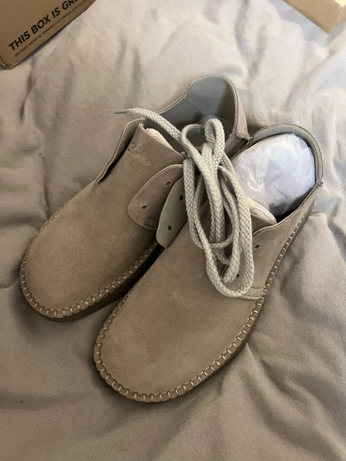 클락스 스니커즈 샌드그레이 260 새제품 상품이미지3