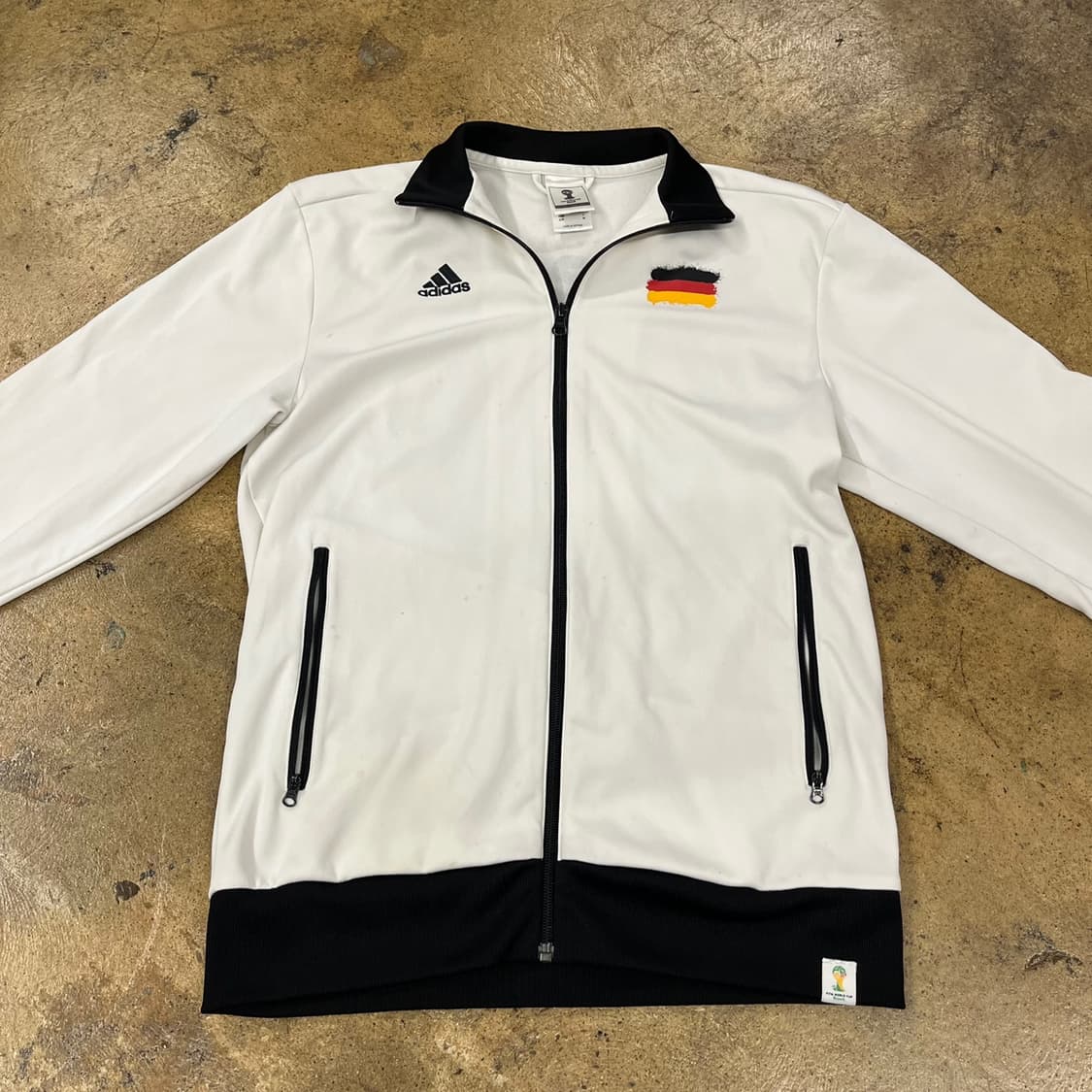 아디다스 화이트 독일 져지 트랙탑 상품이미지3