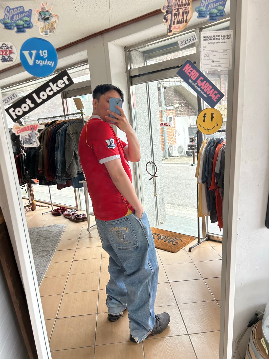 90‘s 펠레펠레 배기 카펜터팬츠  상품이미지8