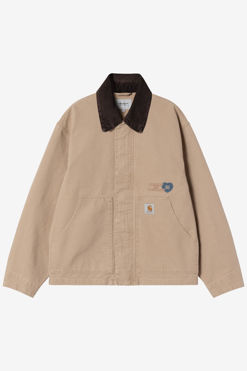 칼하트 wip og arcan 그래픽 자켓 더스티 해밀턴 브라운 상품이미지1