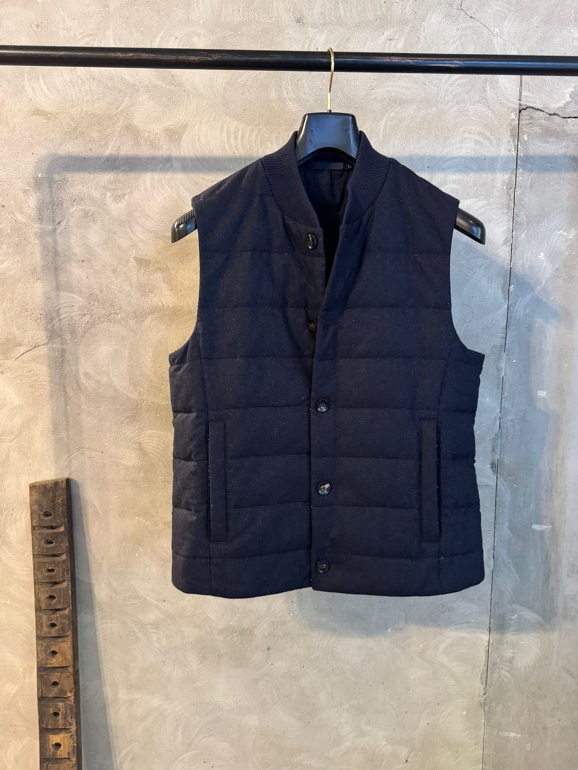 수트서플라이 구스다운 트위드 베스트 100 상품이미지4