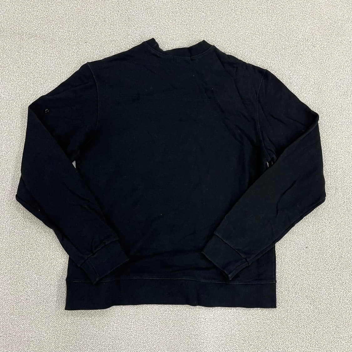 L 와펜 블랙 맨투맨 (와펜X) 0130M1 상품이미지5