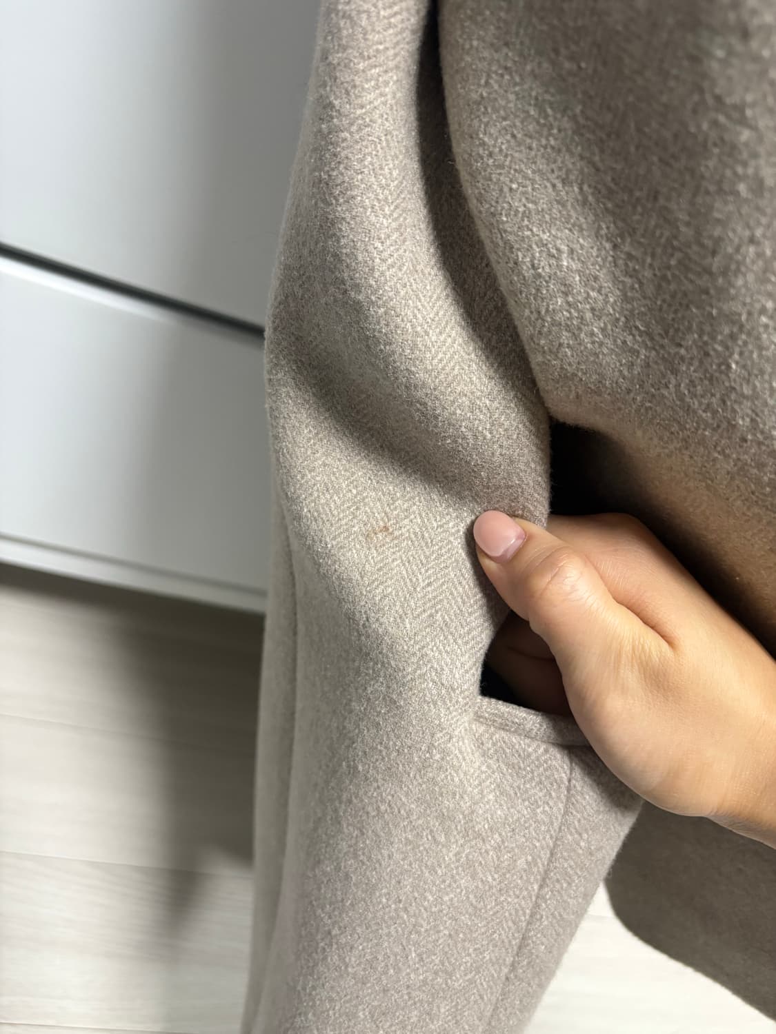 아바몰리 헤링본울자켓s 상품이미지7