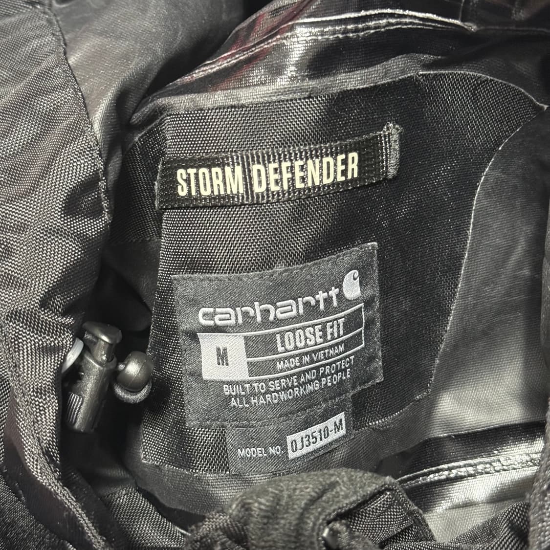 M 칼하트 드라이 하버 블랙 바람막이 상품이미지4