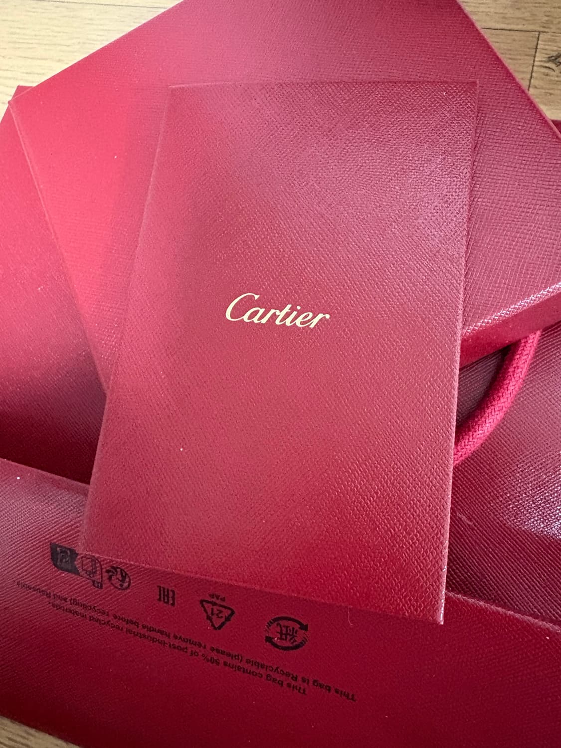 까르띠에 화이트골드 다이아 xs목걸이 풀박스 25년 구매 상품이미지2