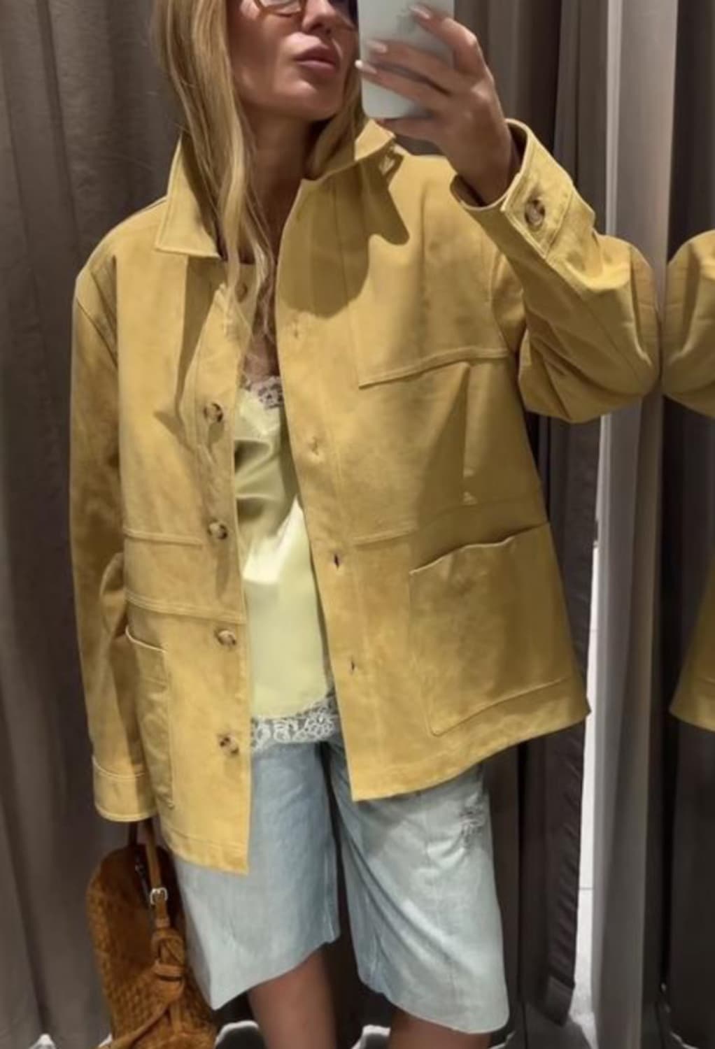 자라 스웨이드 레더 자켓 상품이미지3