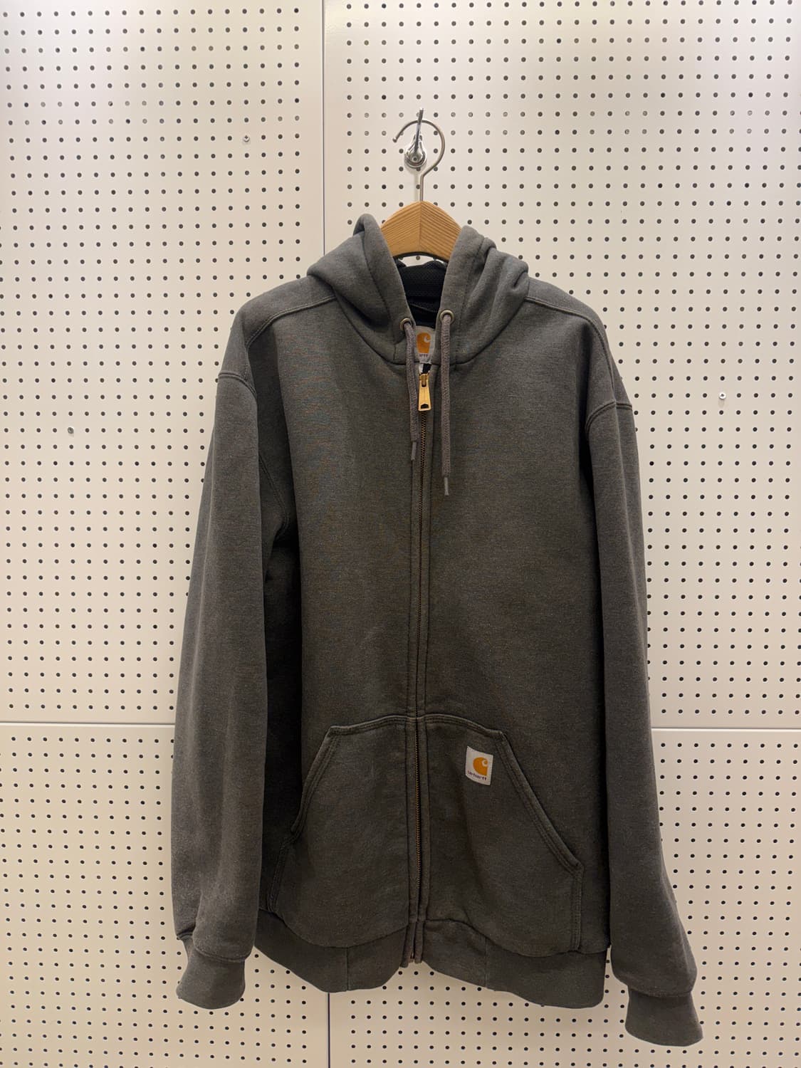 칼하트 집업 후드 워크 후디 차콜 U416 상품이미지2
