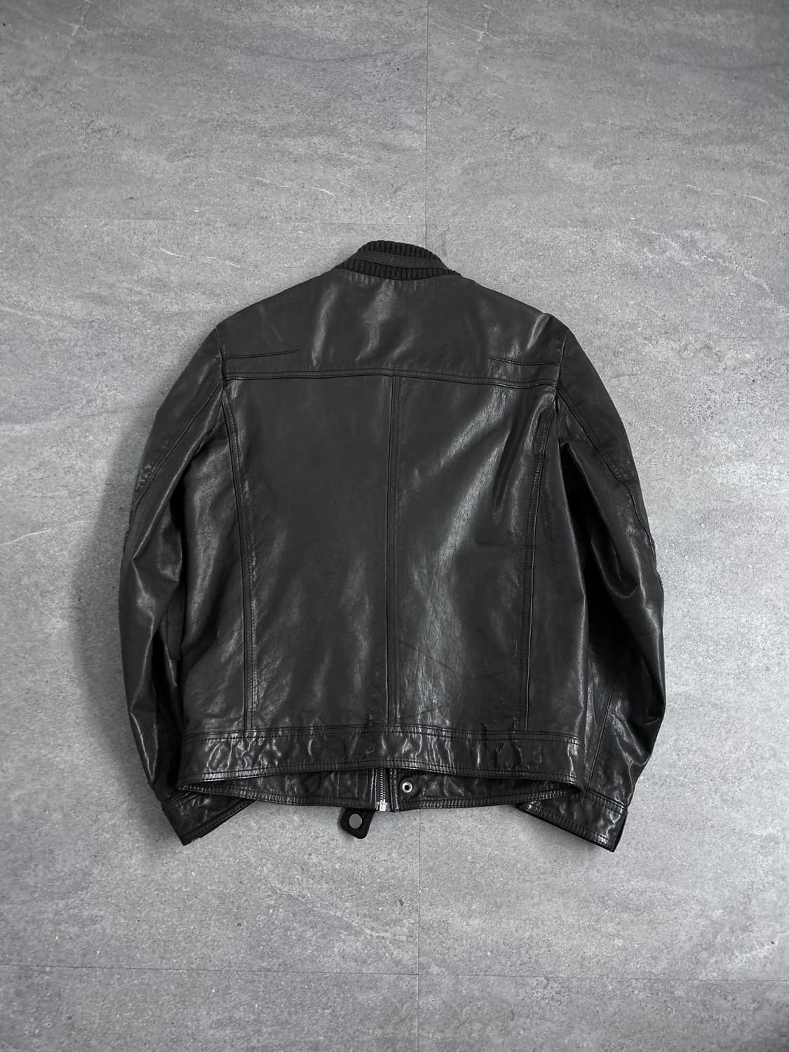 송지오 더블 포켓 램스킨 자켓 상품이미지5