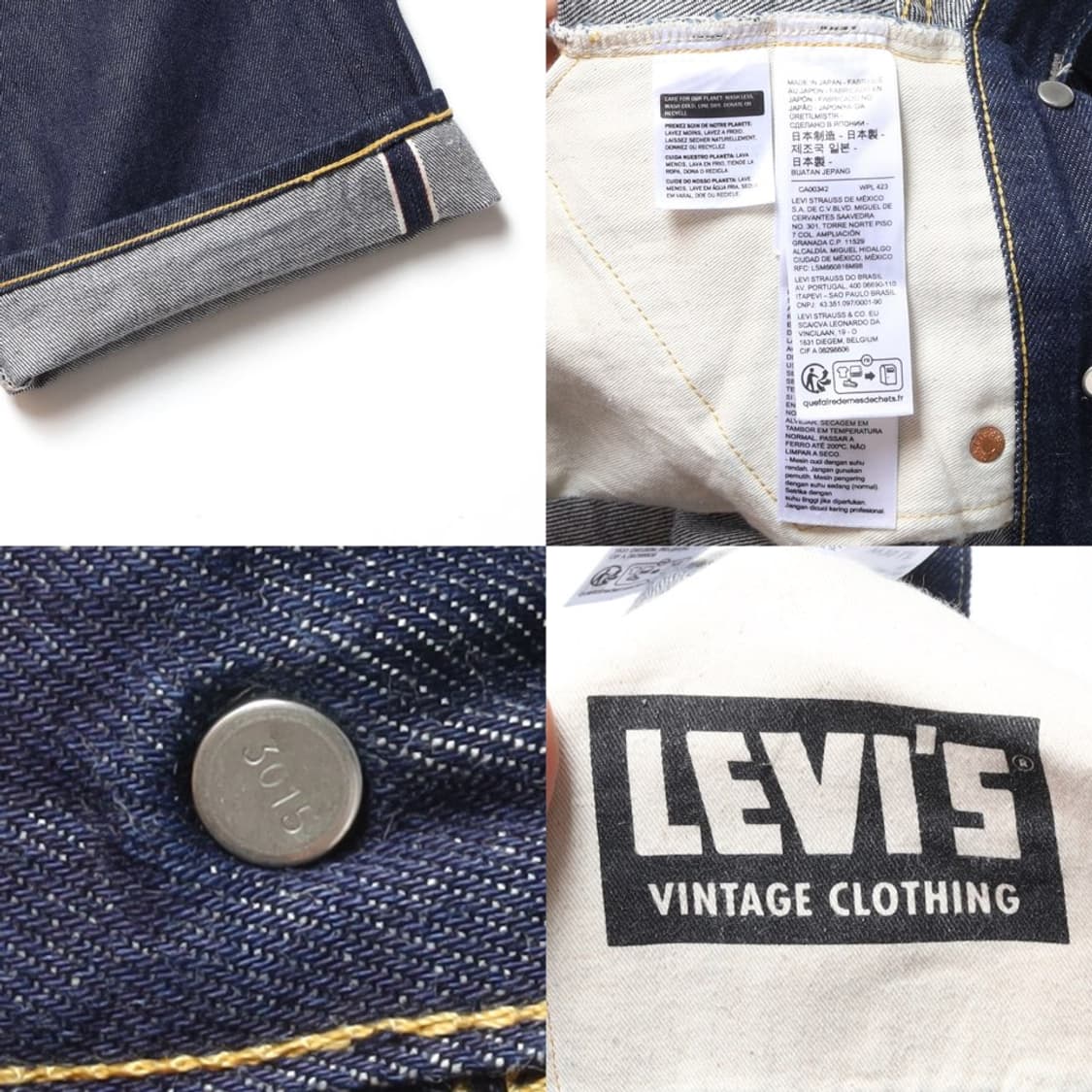 리바이스 Leiv's LVC 501XX Denim Pants

 상품이미지5