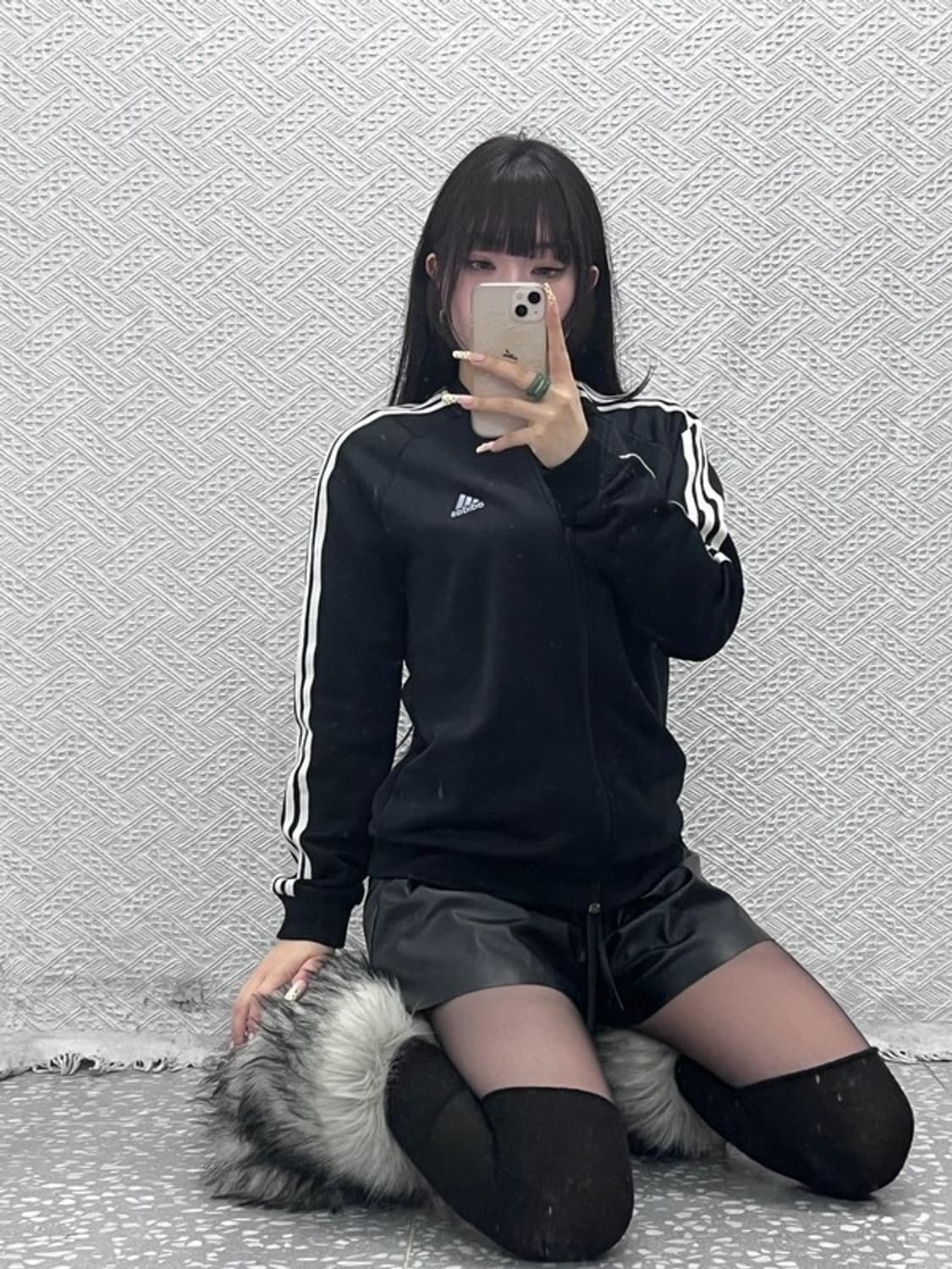 아디다스 Y2K 00's 키치 큐빅 트윙클 져지 집업 XL C10034 상품이미지2