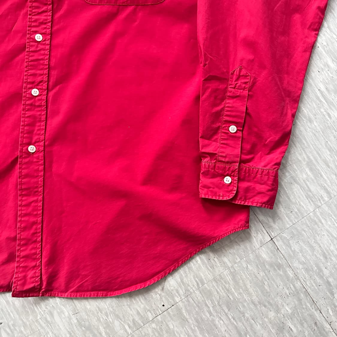 90년대 폴로 골프 폴로베어 셔츠 (XL, 레드) 상품이미지5