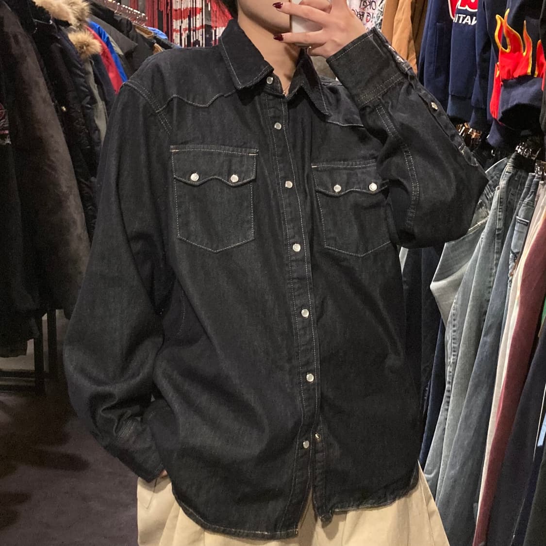 [IM] 생지 데님 셔츠 상품이미지3