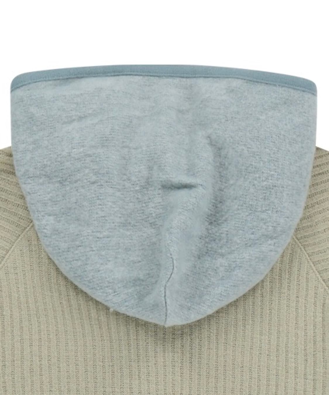 RIBBED HOODIE KNIT [BEIGE] 상품이미지2