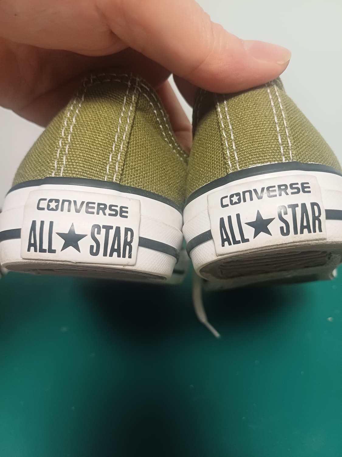 컨버스 척테일러 올스타 로우 '카키' 220mm (상태 양호) 상품이미지5